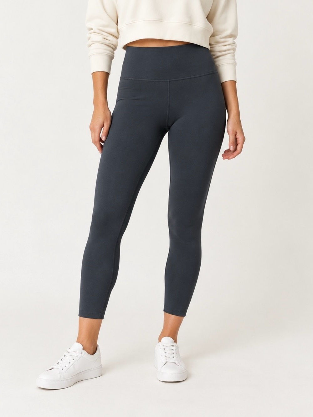 Athleta Elation Ultra High Rise 7/8 Leggings Grey Size Small